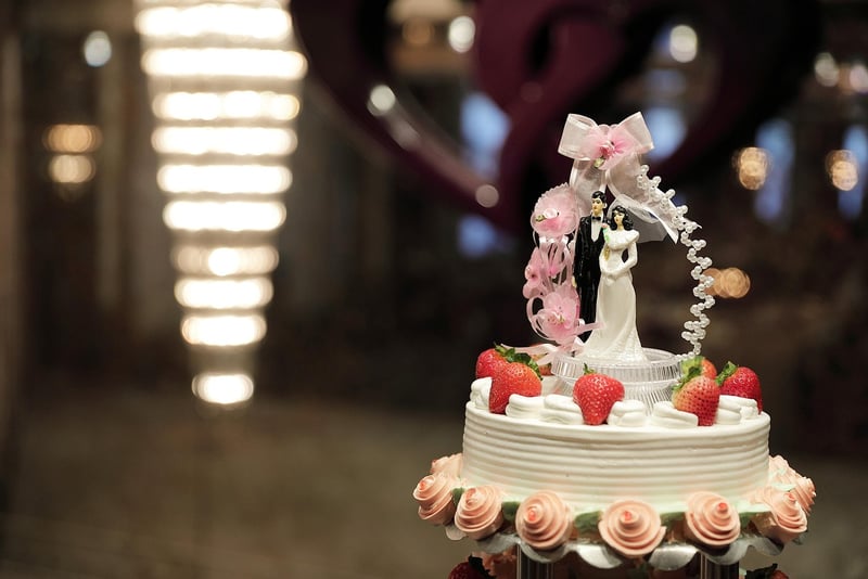 Celestial-themed Wedding Cake